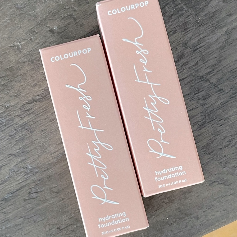 Unused Colour Pop hydrating foundations in shade Medium Dark 120
